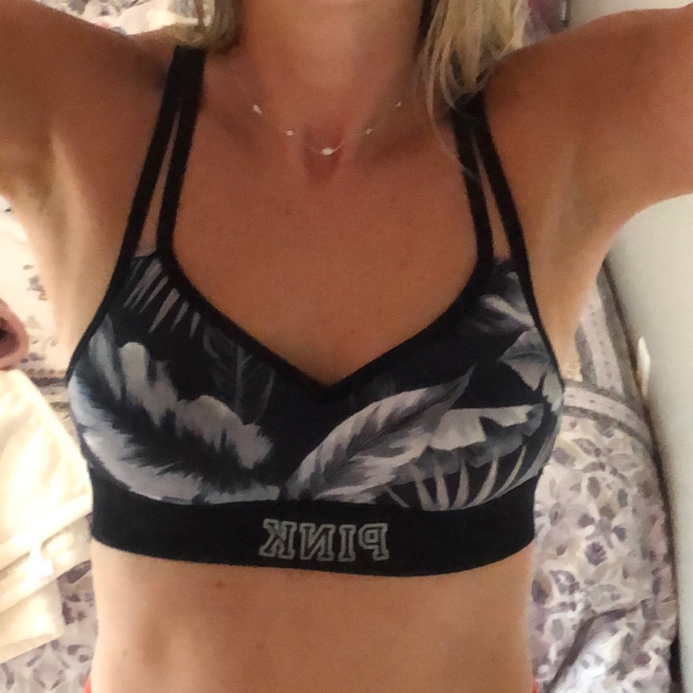 Pink Sports Bra